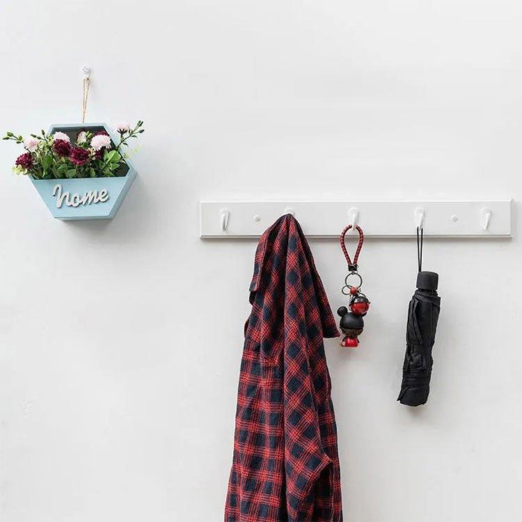 壁掛けハンガー 壁掛けフック ハンガーラック ハンガー コートハンガー ウォールハンガー ウォールラック ウォールシェルフ 簡単取付 壁面収納