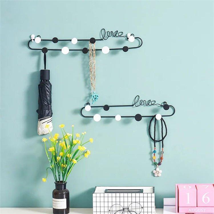 壁掛けハンガー 壁掛けフック ハンガーラック ハンガー コートハンガー ウォールハンガー ウォールラック ウォールシェルフ 簡単取付 壁面収納