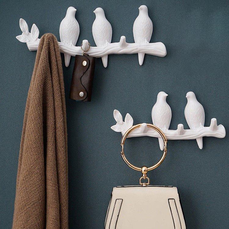 壁掛けハンガー 壁掛けフック ハンガーラック ハンガー コートハンガー ウォールハンガー ウォールラック ウォールシェルフ　簡単取付　壁面収納