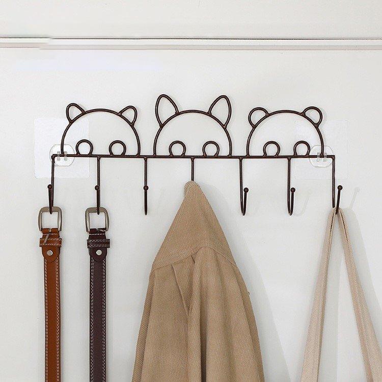 壁掛けハンガー 壁掛けフック ハンガーラック ハンガー コートハンガー ウォールハンガー ウォールラック ウォールシェルフ 簡単取付 壁面収納
