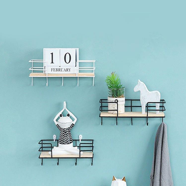 壁掛けハンガー 壁掛けフック ハンガーラック ハンガー コートハンガー シンプル ウォールハンガー ウォールラック ウォールシェルフ 簡単取付 壁面収納