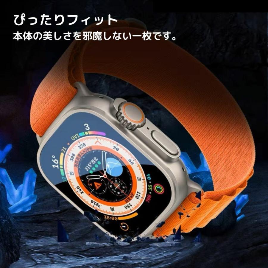 【送料無料】アップルウオッチ保護フィルム　チタン合金保護フィルム　Ultra　49mm専用　 apple watchカバー アップルウォッチフィット SeriesUltra専用　高機