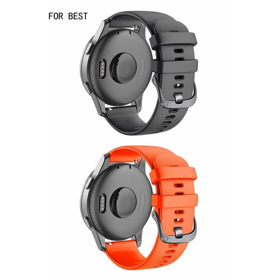 Garmin Approach S50 / S44 バンド ベルト シリコン バンド幅 20mm 交換リストバンド/交換バンド/交換ベルト おすすめ ソフトバンド シリコンバンド ガーミン