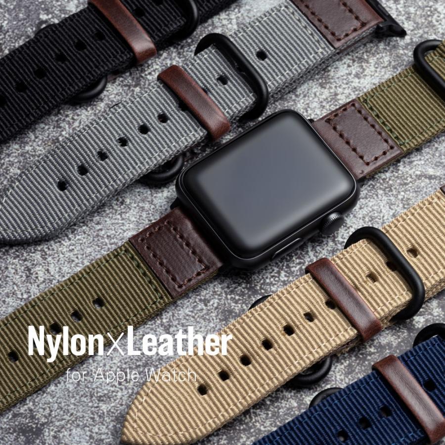 アップルウォッチ バンド ベルト レザー ナイロン apple watch 7 6 SE 5 4 3 2 1 38mm 40mm 41mm 42mm 44mm 45mm おしゃれ