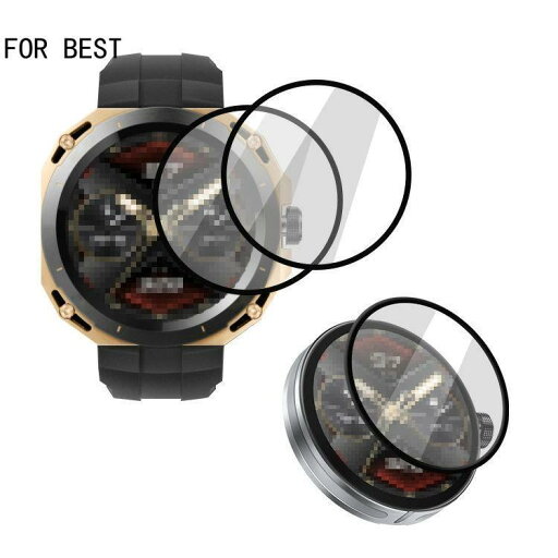 HUAWEI WATCH GT Cyber 液晶保護フィルム 2枚入り 全面保護 PMMA素材 傷防止 プロテクター フィルム ファーウェイウォッチ GT サイバー 保護シート HUAWEI WATCH GT Cyber 液晶保護フィルム 2枚入り 全面保護 PMMA素材 傷防止 プロテクター フィルム ファーウェイウォッチ GT サイバー 保護シート