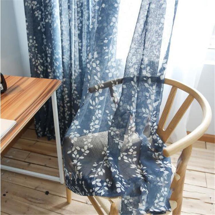 レースカーテン 半遮光 和風 カーテン 丈直し おしゃれ 遮熱 遮炎 UVカット 春 植物柄 安い  ...