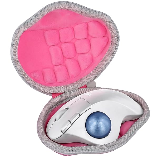 MX ERGO MXTB2d/MXTB1s bluetooth ワイヤレス トラックボール MXTB2 MX ERGO S 収納ケース，ピンク（ケースのみ）‐