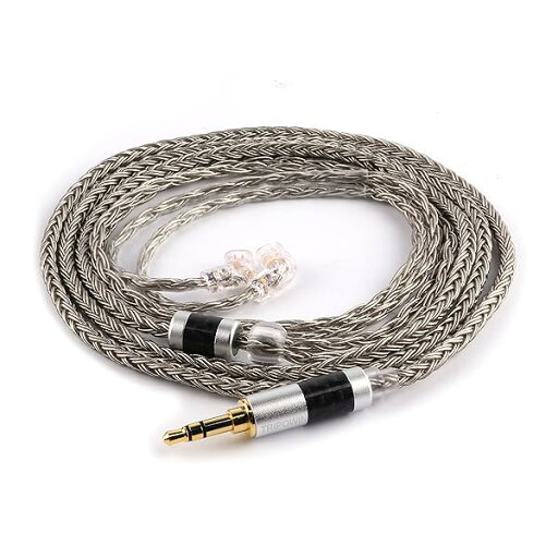 Zonie 16 コアー銀メッキケーブル&SPCHIFIイヤホンアップグレードケーブル (3.5mm-QDC, グレー) Zonie 16 コアー銀メッキケーブル&SPCHIFIイヤホンアップグレードケーブル (3.5mm-QDC, グレー)