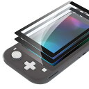 Switch Liteに対応用ブラックボーダー透明なHDクリアセーバー保護フィルム、Switch Liteに対応用強化ガラススクリーン保護フィルム[傷防止、指紋...