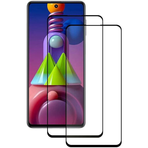 2パック 強化ガラス スクリーンプロテクター 対応 Samsung Galaxy M51 2パック 強化ガラス スクリーンプロテクター 対応 Samsung Galaxy M51