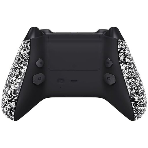 XboxシリーズX/Sコントローラーに対応用プログラム可能なリマップキット、Xboxコアコントローラー(Model 1914)用アップグレードボード&再設計されたバックシェル&サイドレール&背面ボタン【テクスチャードホワイト】 XboxシリーズX/Sコントローラーに対応用プログラム可能なリマップキット、Xboxコアコントローラー(Model 1914)用アップグレードボード&再設計されたバックシェル&サイドレール&背面ボタン【テクスチャードホワイト】