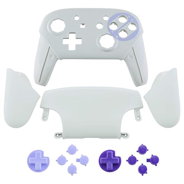 プロコンスイッチに対応用オクタゴナルゲートスティックデザインハウジングシェル、パターン柄のswitch プロコンに対応用プロコン ケース、プロコン カスタムパー-本体は付属していません【クラシックSNESスタイル】