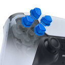 PS5コントローラー対応 人間工学に基づいた分割十字キー(SDP)、ピュアカラー BDM-010/020/030/040/050用独立方向ボタン、PS4全モデル対応 - コントローラー別売【ブルー】