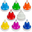 8音ミュージックベル 打楽器 マレット ハンドベル ミュージックベル ハンドベル 音楽啓発、タレントショー プッシュ式
