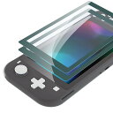switch liteに対応用透明なHDクリアセーバー保護フィルム、スイッチライトに対応用強化ガラススクリーン保護フィルム[傷防止、指紋防止、飛散防止、バブルフ...