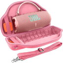 (ケースのみ)JBL Charge 6 Bluetoothスピーカー ポータブルスピーカー用収納ケース,ピンク‐
