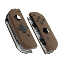 スイッチ ジョイコンに対応用ハンドヘルドコントローラーシェルケース(方向キーバージョン)、パターン柄switch 有機elに対応用ハウジングフルセットボタンが付き【木地デザイン】