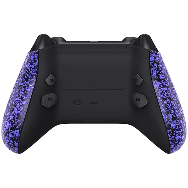 XboxシリーズX/Sコントローラーに対応用プログラム可能なリマップキット、Xboxコアコントローラー(Model 1914)用アップグレードボード＆再設計されたバックシェル＆サイドレール＆背面ボタン【テクスチャードパープル】