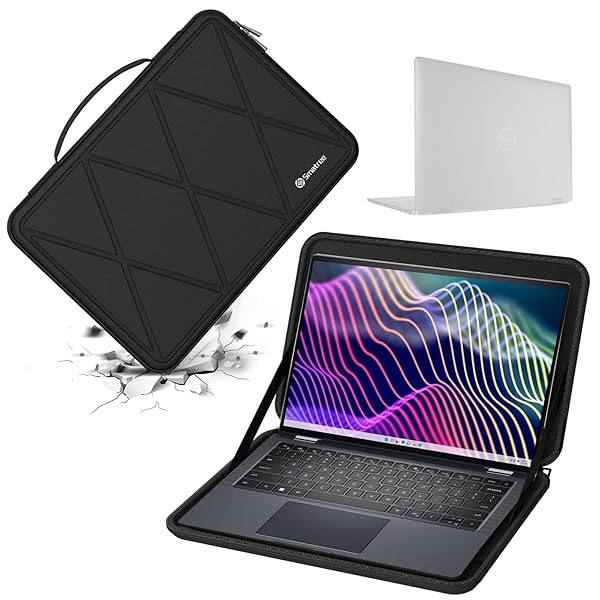 ハードEVA保護スリーブケース 14インチ DELL Latitude 9440/9430/9420/9410 or 2-in-1ラップトップ用ハードケース 防水 360度耐衝撃(X8038)
