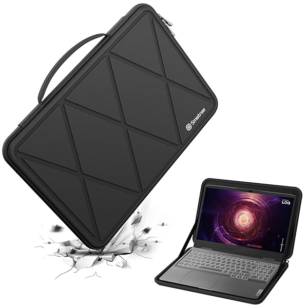硬質EVA保護スリーブケース 15インチ Lenovo LOQ 15IRH8 ゲーミングラップトップ、15インチ Lenovo IdeaPad Gaming 3/Gaming 3i Gen 7 ラップトップ、 15.6インチ Lenovo LOQ 1
