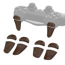 PlayVita ps4全部モデルコントローラーに対応用の2ペアショルダーボタンエクステンショントリガー、ps4コントローラーに適用のゲーム改善アジャスター、p...