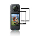 【2枚セット 国産旭硝子素材】対応 Insta360 X4 フィルム Insta360 X4 ガラスフィルム ガラス 液晶保護フィルム 強化フィルム 高感度 硬度9H 指紋防止 気泡防止 高透過率(2)