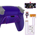コントローラーではない。 ps5コントローラー(BDM-030&BDM-040&BDM-050)に対応用ラバーグリップ付きプラスティック製RISE4 V3純色の背面リマップキット、ps5コントローラー用アップグレードボード&バックシェルラバーグリップ