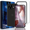 【2+2枚セット】Google Pixel 9a ガラスフィルム + Google Pixel 9a レンズフィルム【ガイド枠付き】Pixel 9a フィルム グーグルピクセル9a 保護フィルム 強化ガラス 日本製旭硝子採用 高透過率 耐衝撃 気泡防