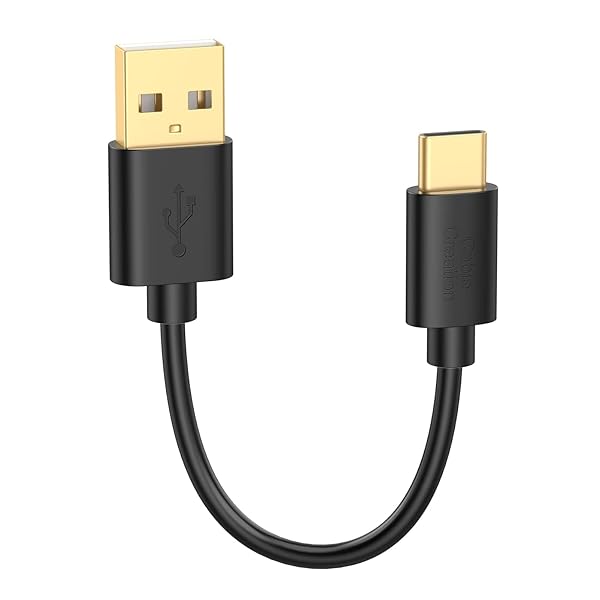 usb変換 type-c, USB-C & USB アダプタ（Type C→標準USB Aケーブル/56Kレジスタ使用/QC対応 0.15m ブラック）