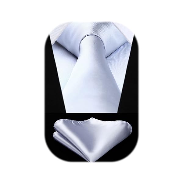 結婚式 白 ネクタイ チーフ セット メンズ 無地 シルク ブランド フォーマル ビジネス 入学式 卒業式 礼服用 HL-01