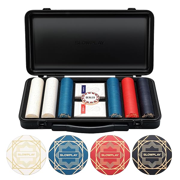 Nash Ceramic Poker Chips Set | Nashセラミックポーカーチップセット (39mm, 300枚（数字表記なし))