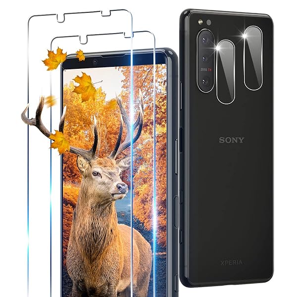 【2枚セット】 対応 Xperia 5 II ガラスフィルム 2枚 専用対応 Xperia5 II SO-52A / SOG02 フィルム 強化ガラス 液晶 保護フィルム,【日本製旭硝子】 高透過率 硬度9H 耐水 防指紋 飛散防止 高感度 気泡ゼロ