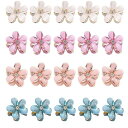 20個 ヘアクリップ ミニ 花 バンスクリップ ヘアクリップ ミニ ヘアピン 可愛 クリップ 子供 前髪クリップ 髪留め 髪飾り 女の子 大人 女性用 ヘアピン…(4)