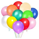 バルーン 風船 マルチカラー 100個入り 10色 12インチ 誕生日 飾り付け おしゃれ パーティー お祭り イベント 卒業 開店 サプライズ 結婚式 お祝い