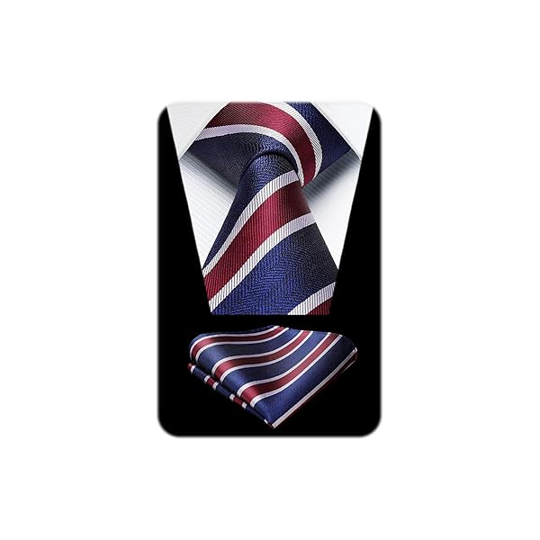 ネクタイ ビジネス メンズ フォーマル ネクタイ ストライプ ポケットチーフ セット ブランド品 就活 成人式 紳士用 HC-04