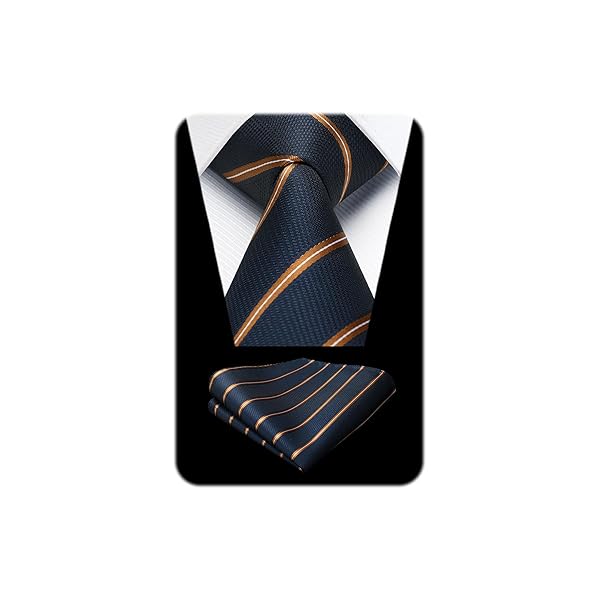 ネービー ネクタイメンズ ビジネス フォーマル クタイチーフ セット ブランド ストライプ柄 入学式 卒業式 プレゼントHC-03