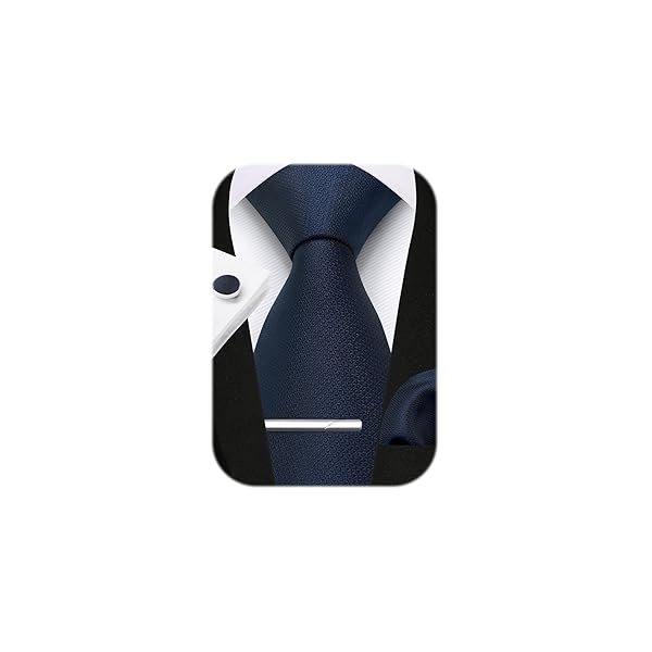 ネイビー ネクタイ メンズ ビジネス ネクタイ チーフ 4点セット 無地 青 就活 入学式 卒業式 二次会 フォマール ブラント品A4-01