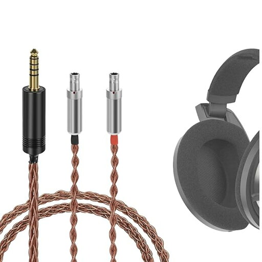 Apollo 6N 単結晶銅表面銀 アップグレード ケーブル Sennheiser ゼンハイザー HD800 HD800S HD820 等 ヘッドホン 対応 オーディオ ケーブル バランスケーブル 8芯 (4.4mmプラグ 130cm) Apollo 6N 単結晶銅表面銀 アップグレード ケーブル Sennheiser ゼンハイザー HD800 HD800S HD820 等 ヘッドホン 対応 オーディオ ケーブル バランスケーブル 8芯 (4.4mmプラグ 130cm)