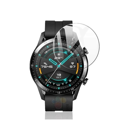HUAWEI WATCH GT2 ガラスフィルム 2.5D 液晶保護 硬度9H 超薄 耐衝撃 撥油性 超耐久 耐指紋 飛散防止処理 HUAWEI WATCH GT2 フィルム 46mm (2枚入り) HUAWEI WATCH GT2 ガラスフィルム 2.5D 液晶保護 硬度9H 超薄 耐衝撃 撥油性 超耐久 耐指紋 飛散防止処理 HUAWEI WATCH GT2 フィルム 46mm (2枚入り)