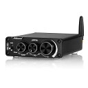 NS-15G ミニ Bluetooth デジタルアンプ HiFi ステレオ 100W+100W 出力 TPA3116D2 チップ搭載 19V電源付属 光沢アルミ...