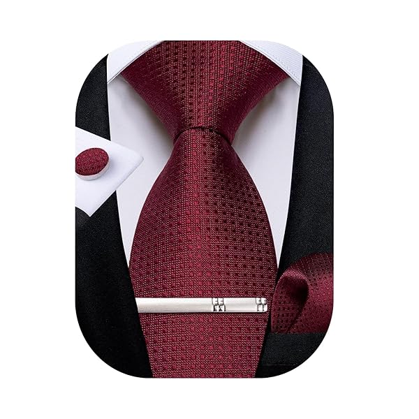 赤の格子 ネクタイ 結婚式 レッド ネクタイ ポケットチーフ タイピン セット プレゼント二次会 披露宴