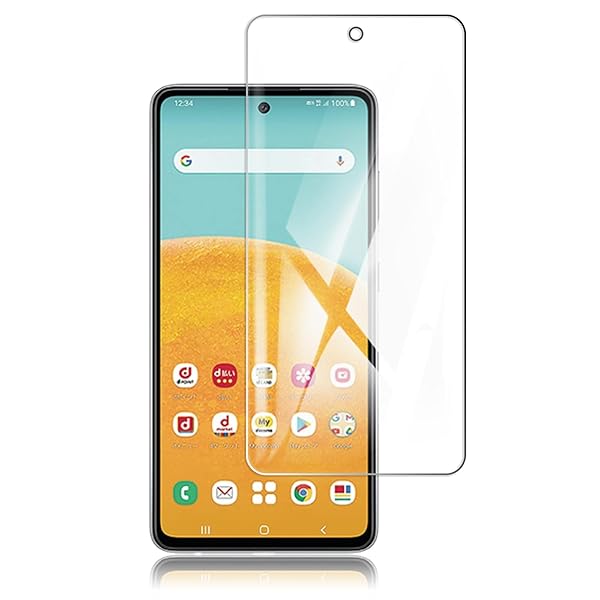 For Galaxy A52 5G SC-53B docomo フィルム 専用対応 ガラスフィルム FOR Galaxy A52 5G SC-53B 液晶保護フィルム 硬度9H 高透過率 日本旭硝子素材AGC 気泡ゼロ 飛散防止処理保護