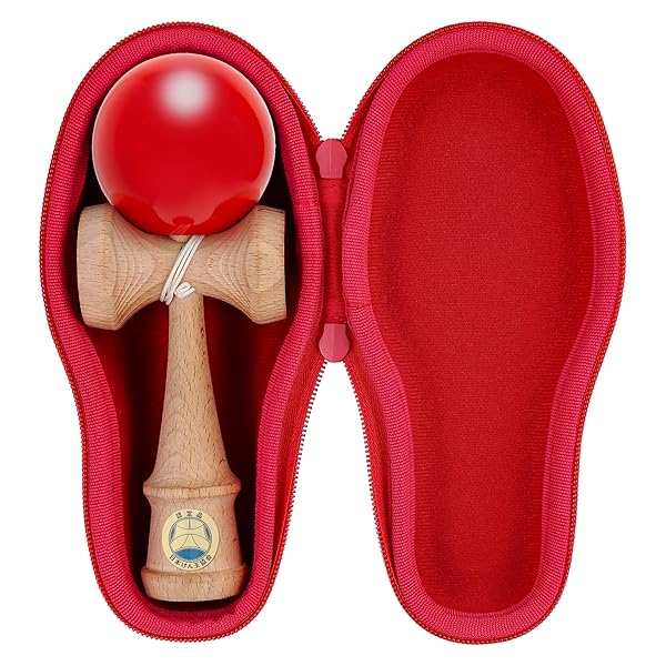 （ケースのみ）競技用けん玉 大空 レッド 保護収納ケース-