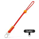 KC01ハンドストラップ 携帯ストラップ 手首 ステンレス製カラビナクリップ 550パラコード付き 手かけ吊り下げ式 調整可能な長さ スマホ、デジカメ携帯 日常使用 (SL10)