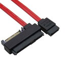 SFF-8482 SAS 29ピンから7ピン SATA ハードディスクドライブ RAIDケーブル 15ピンSATA電源ポート付き
