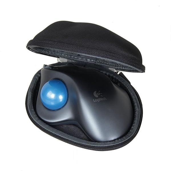 Logicoolワイヤレストラックボール M570t 専用収納ケース- (ナイロン, ブラック)