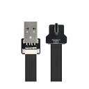 直角USB2.0Type-Aオス-USB-CType-CオスデータフラットスリムFPCケーブル(FPV、ディスク、電話用50cm)(2)