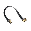 CYFPV デュアル 90度 右向き角度 HDMI タイプA オス - オス HDTV FPC フラットケーブル FPV HDTV マルチコプター 空撮用 30cm