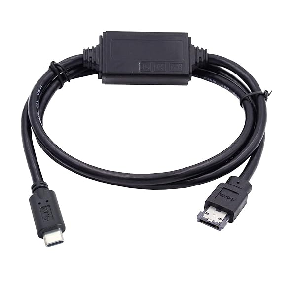 USB-C Type-C - Power Over eSATA DC5V USB2.0 - HDD SSD ODD eSATAPディスクコンバーター用ケーブル