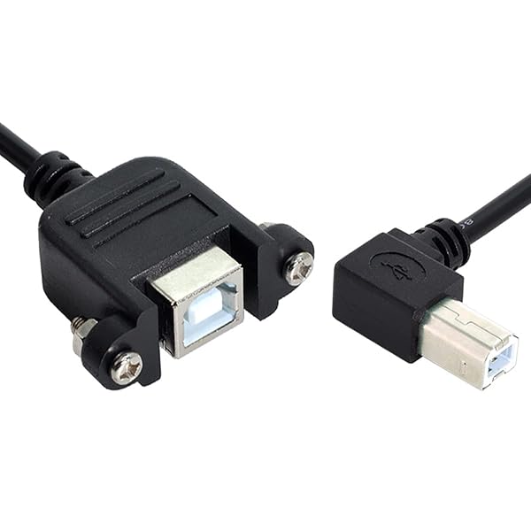 USB Type-B オス-メス 延長ケーブル 50cm